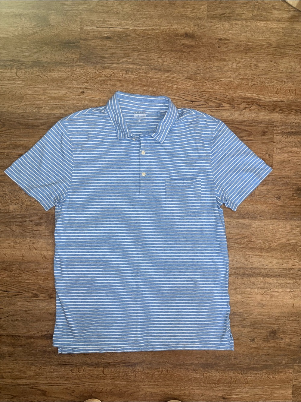 J. Crew • Slub Cotton Striped Polo